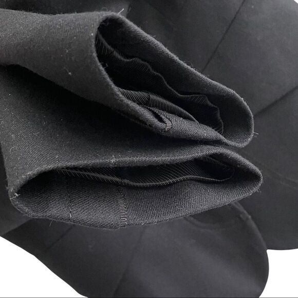 BANANA REPUBLIC Wool Stretch Military Style Blazer Black 0 - Picture 5 of 7